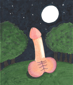 beautiful dick in the moonlight