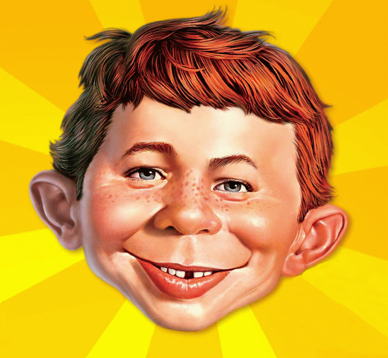 A picture of Mad Magazine's Alfred E. Neuman